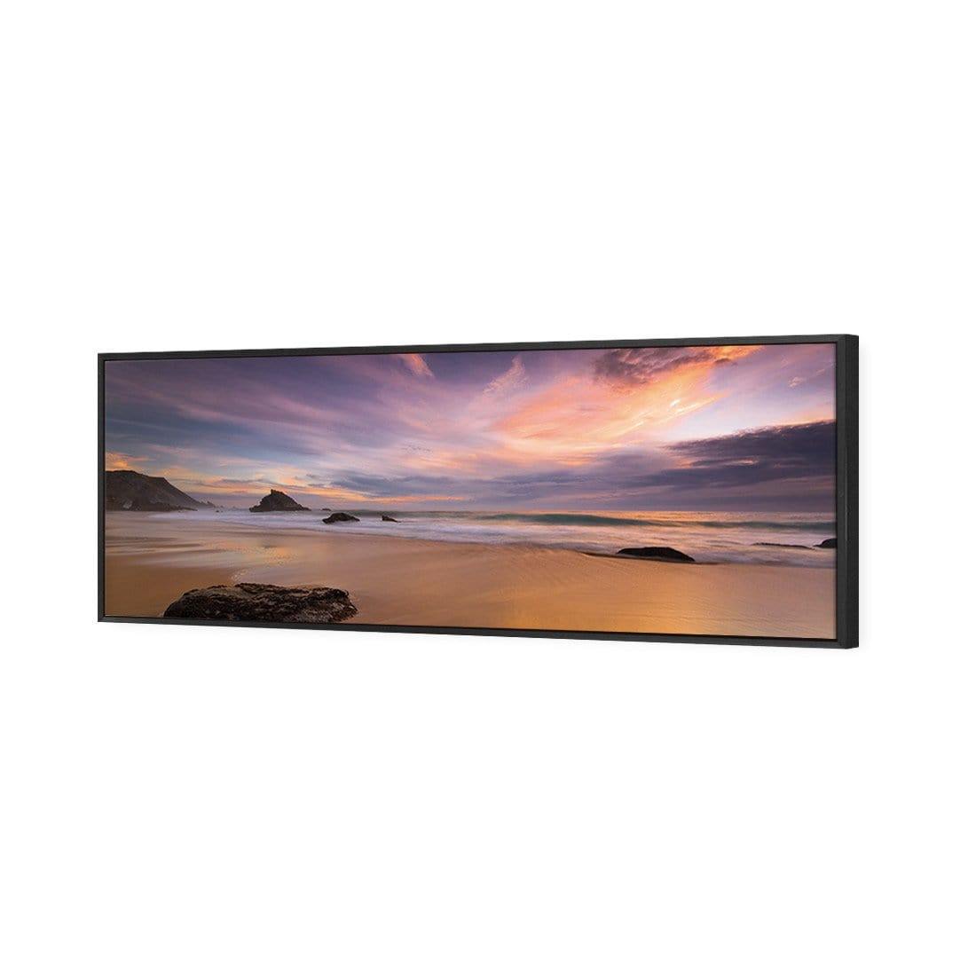 Beach Sunset (long) | Classic Canvas | No Frame | Stretched Canvas