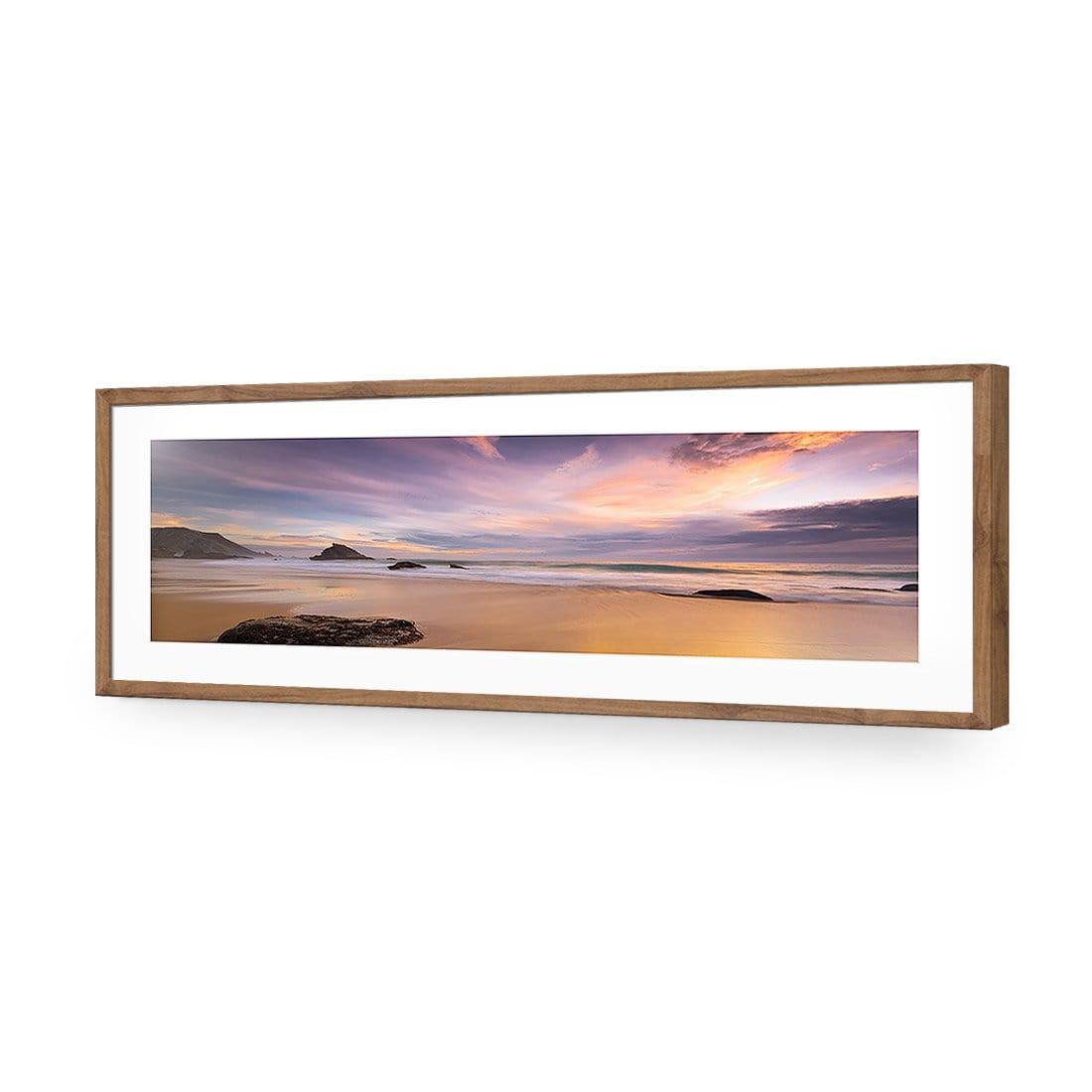 Beach Sunset (long) | Classic Canvas | No Frame | Stretched Canvas