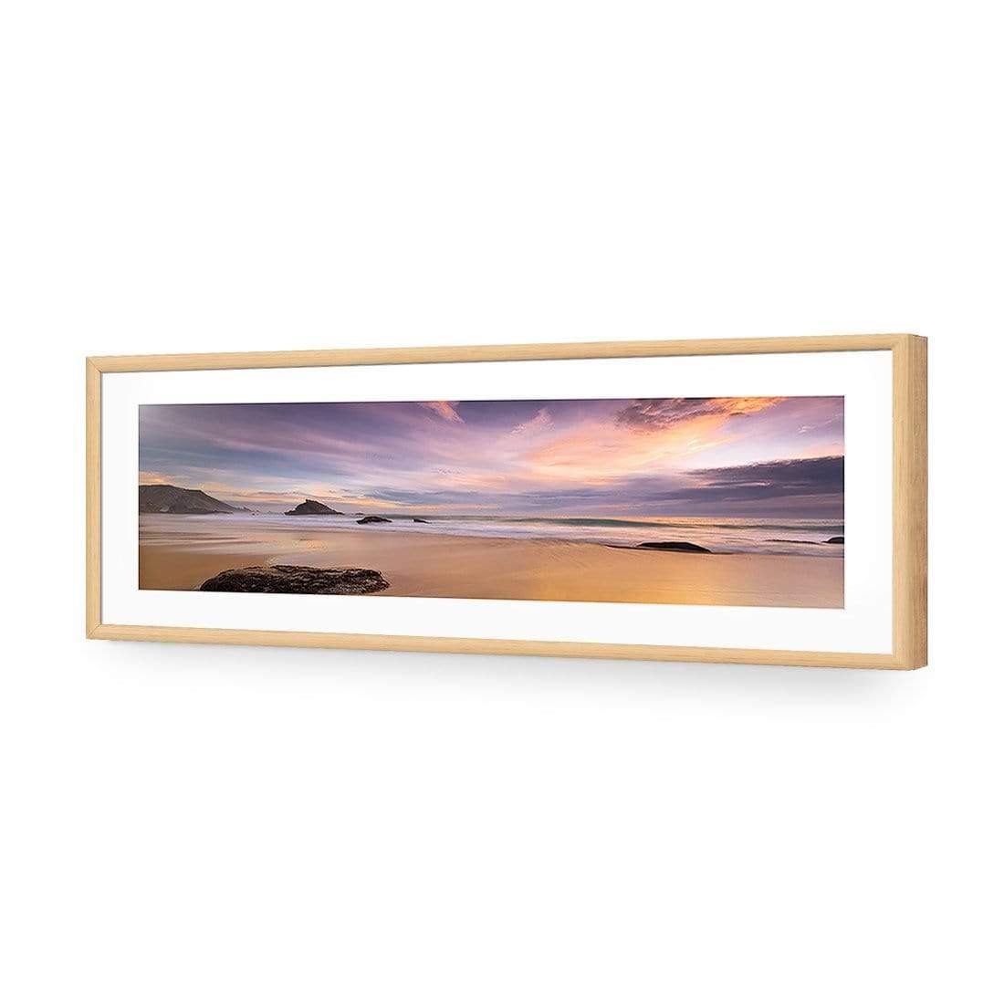 Beach Sunset (long) | Classic Canvas | No Frame | Stretched Canvas