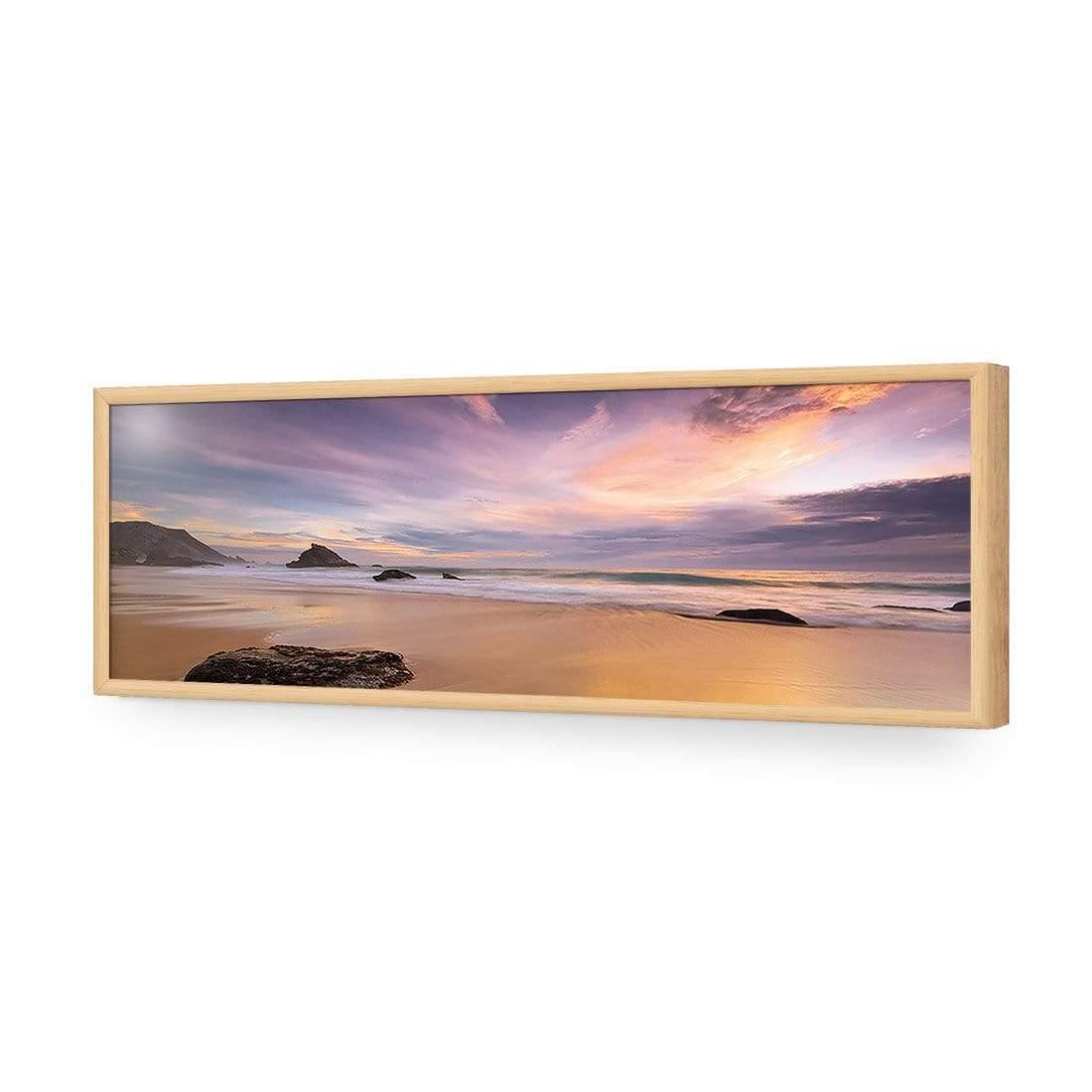 Beach Sunset (long) | Classic Canvas | No Frame | Stretched Canvas