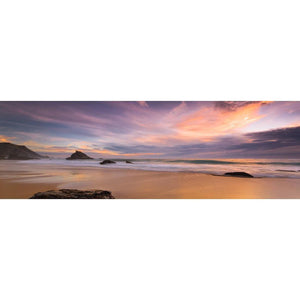 Beach Sunset (long) | Classic Canvas | No Frame | Stretched Canvas
