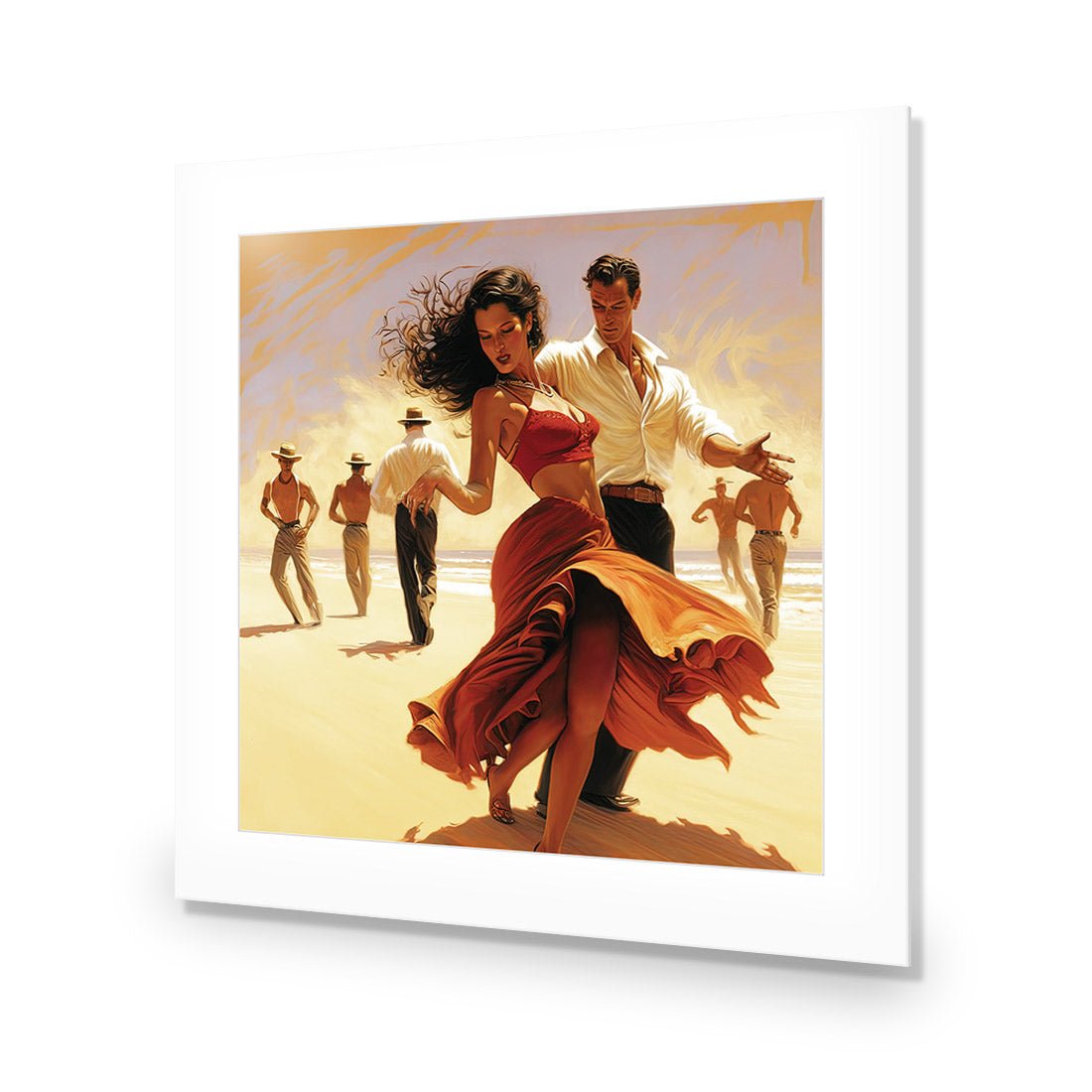 Beach Tango | Classic Acrylic | No Frame With Border
