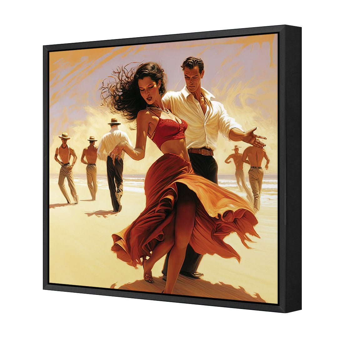 Beach Tango - Wall Art Designs - WB_100190_AS_Q CAF_CP - MPY - 260 - M - S - S_37x37_S - 1550 - BLK