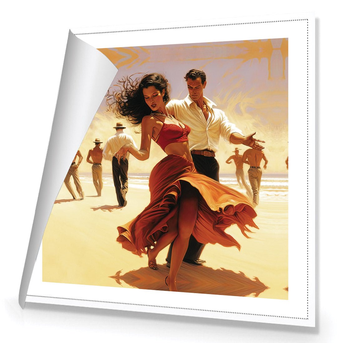 Beach Tango | Classic Canvas | No Frame | Rolled Canvas
