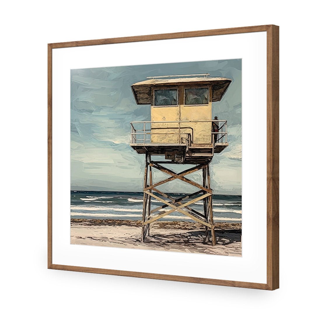 Beach Tower - Wall Art Designs - WH_1133_AS_Q CAF_AP - 030 - MAT_37x37_S - 2538 - NAT