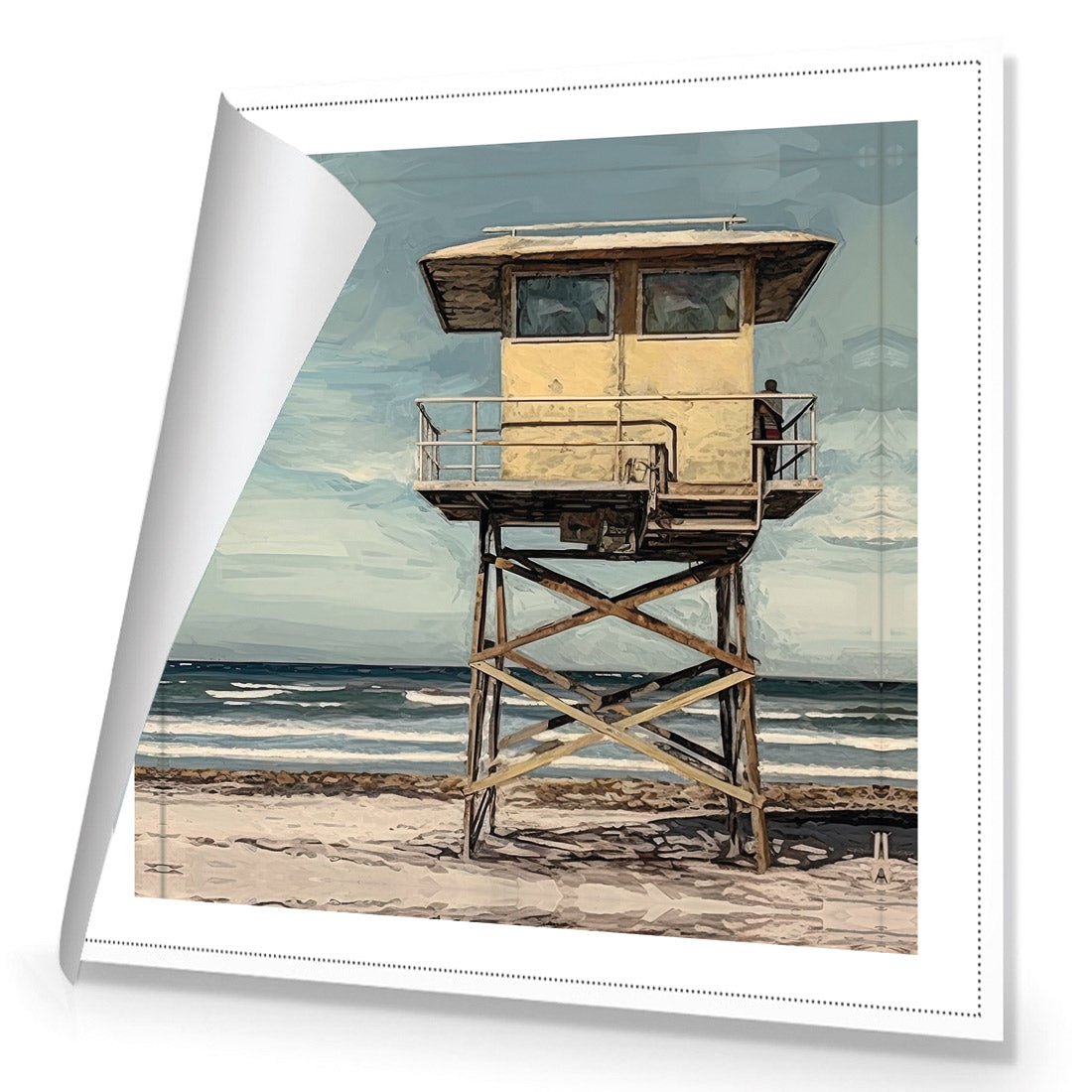 Beach Tower - Wall Art Designs - WH_1133_AS_Q CAF_CP - MPY - 260 - M - R_37x37_NONE