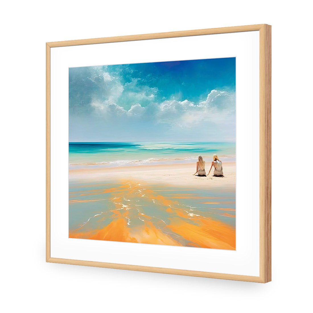 Beachcombers II - Wall Art Designs - WB_100692_AS_Q CAF_AP - 030 - MAT_37x37_S - 2538 - OAK