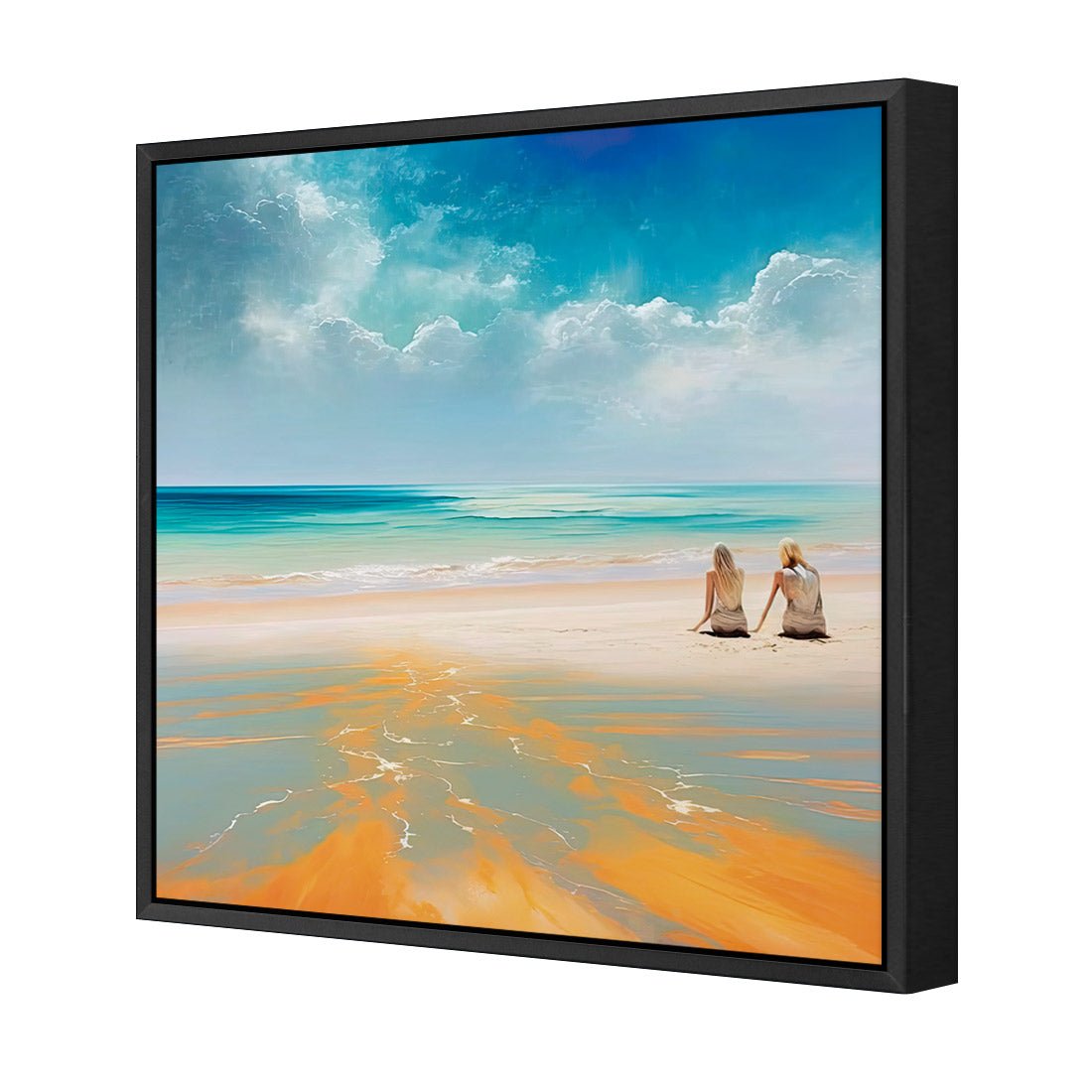 Beachcombers II - Wall Art Designs - WB_100692_AS_Q CAF_CP - MPY - 260 - M - S - S_37x37_S - 1550 - BLK