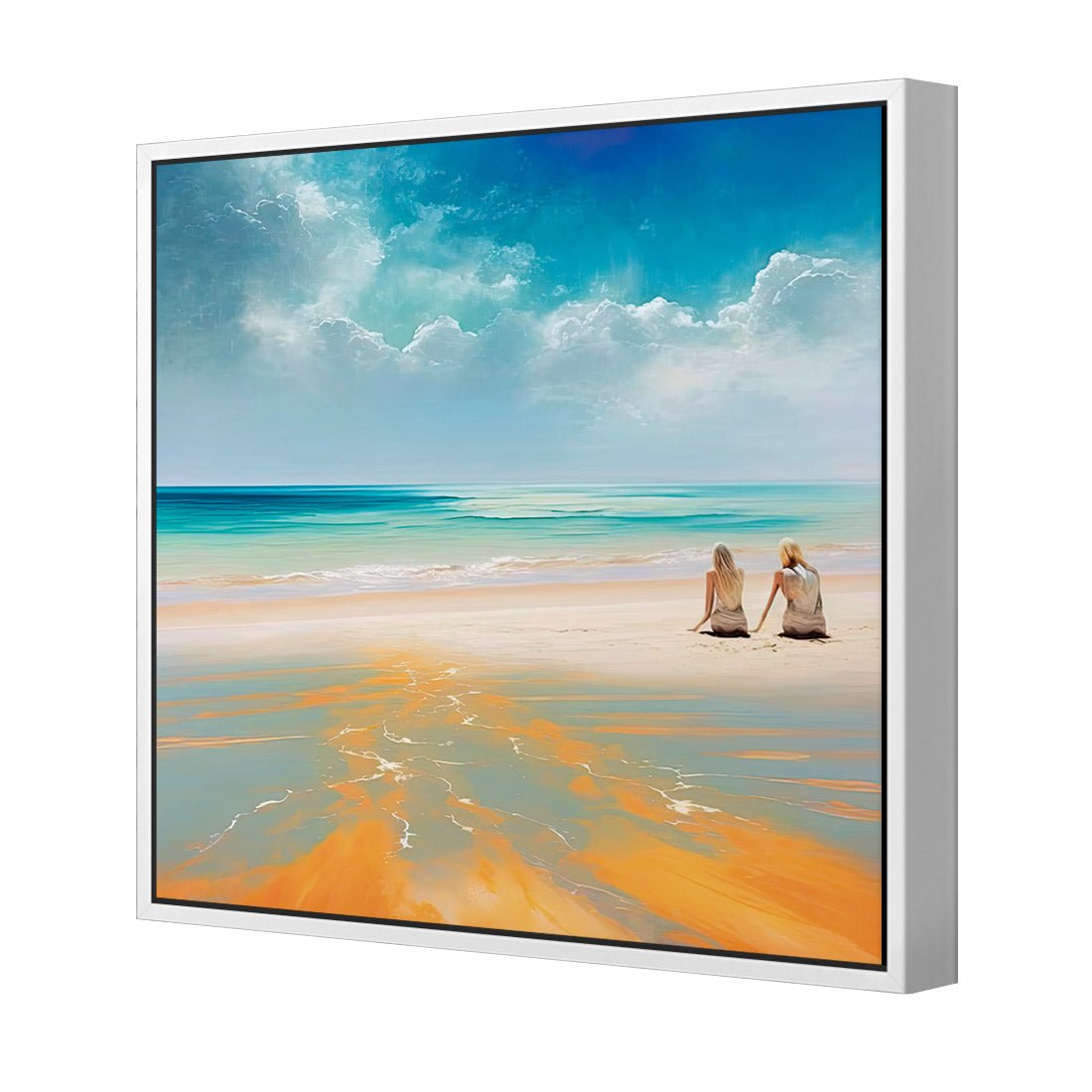 Beachcombers II - Wall Art Designs - WB_100692_AS_Q CAF_CP - MPY - 260 - M - S - S_37x37_S - 1550 - WHT