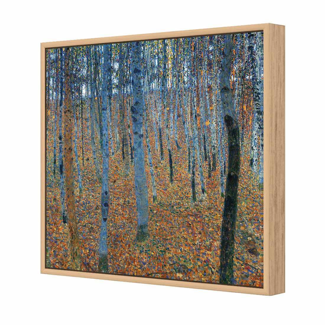 Beech Grove by Gustav Klimt | Classic Canvas | Floating Frame | Oak