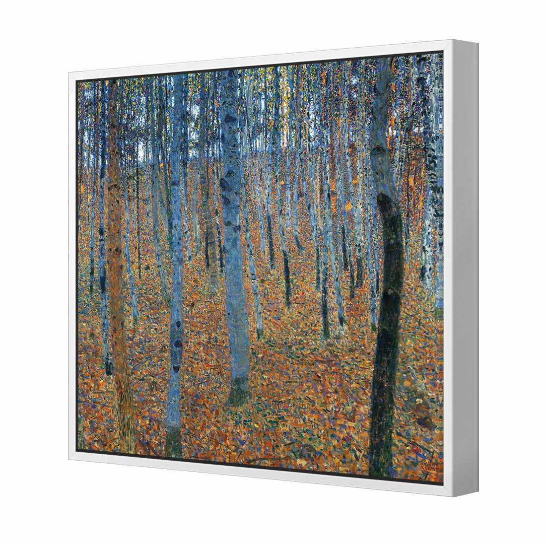 Beech Grove by Gustav Klimt Canvas Art - Wall Art Designs - 1687_AS_Q WAD_CP - MPY - 260 - M - S - S_30x30_S - 1550 - WHT_ART