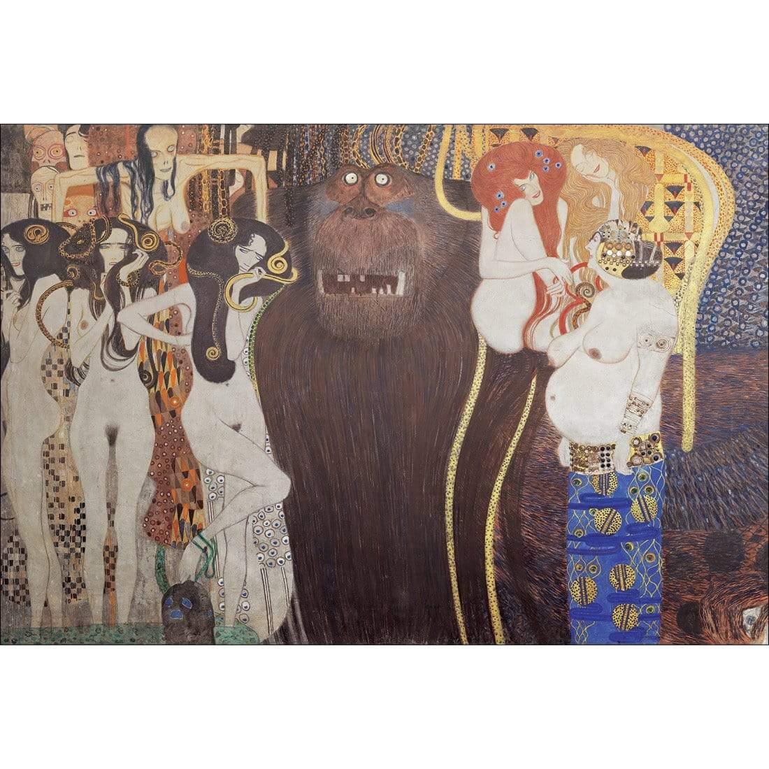 Beethoven Frieze by Gustav Klimt - Wall Art Designs - 3865_AR_H WAD_CP - MPY - 260 - M - S - S_45x30_NONE