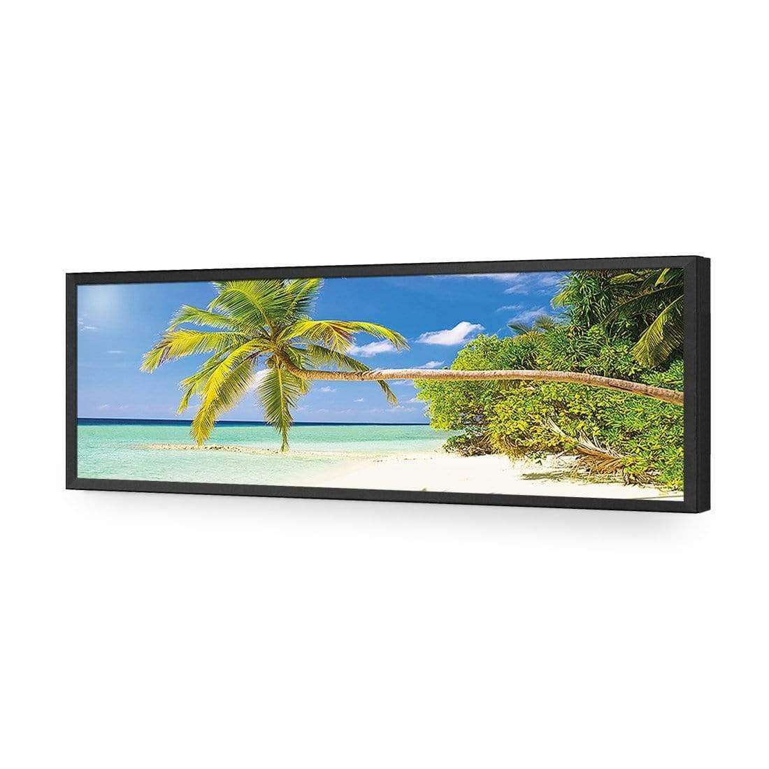 Bending Palm Tree (Long) - Wall Art Designs - 424_AL_H WAD_AP - 030 - EDG_90x30_S - 2538 - BLK