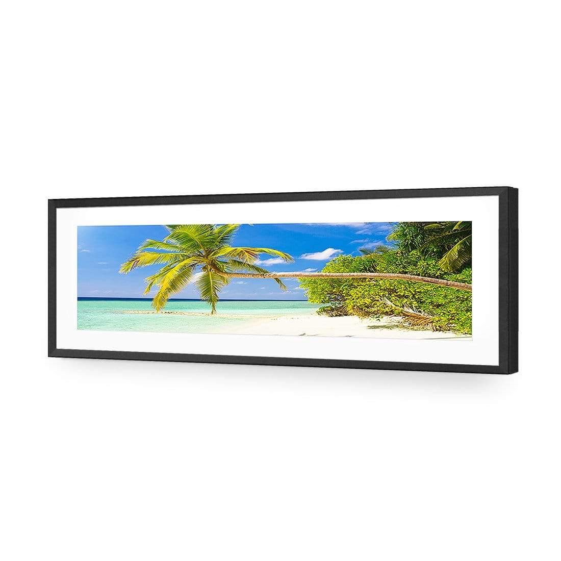 Bending Palm Tree (Long) - Wall Art Designs - 424_AL_H WAD_AP - 030 - MAT_90x30_S - 2538 - BLK