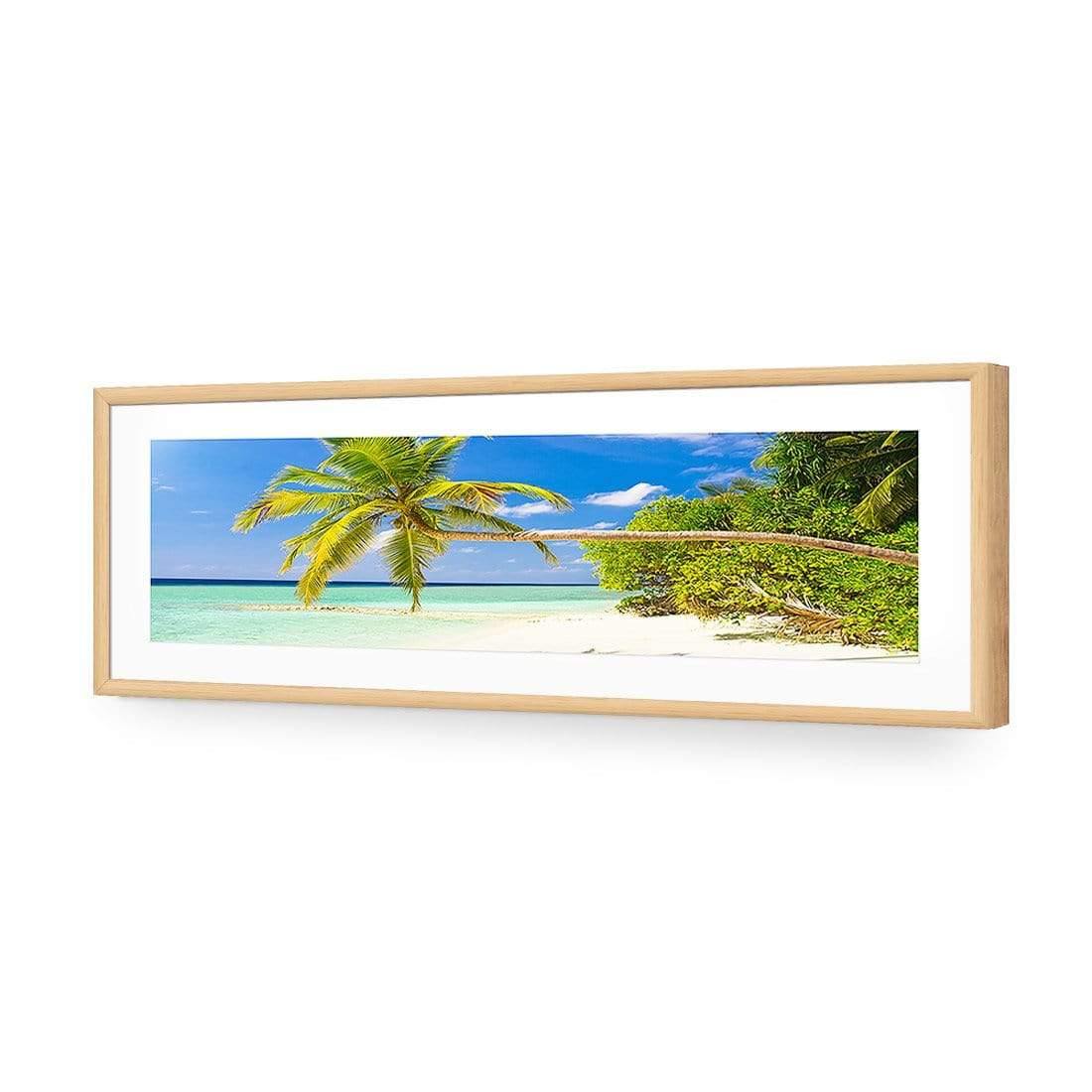 Bending Palm Tree (Long) - Wall Art Designs - 424_AL_H WAD_AP - 030 - MAT_90x30_S - 2538 - OAK