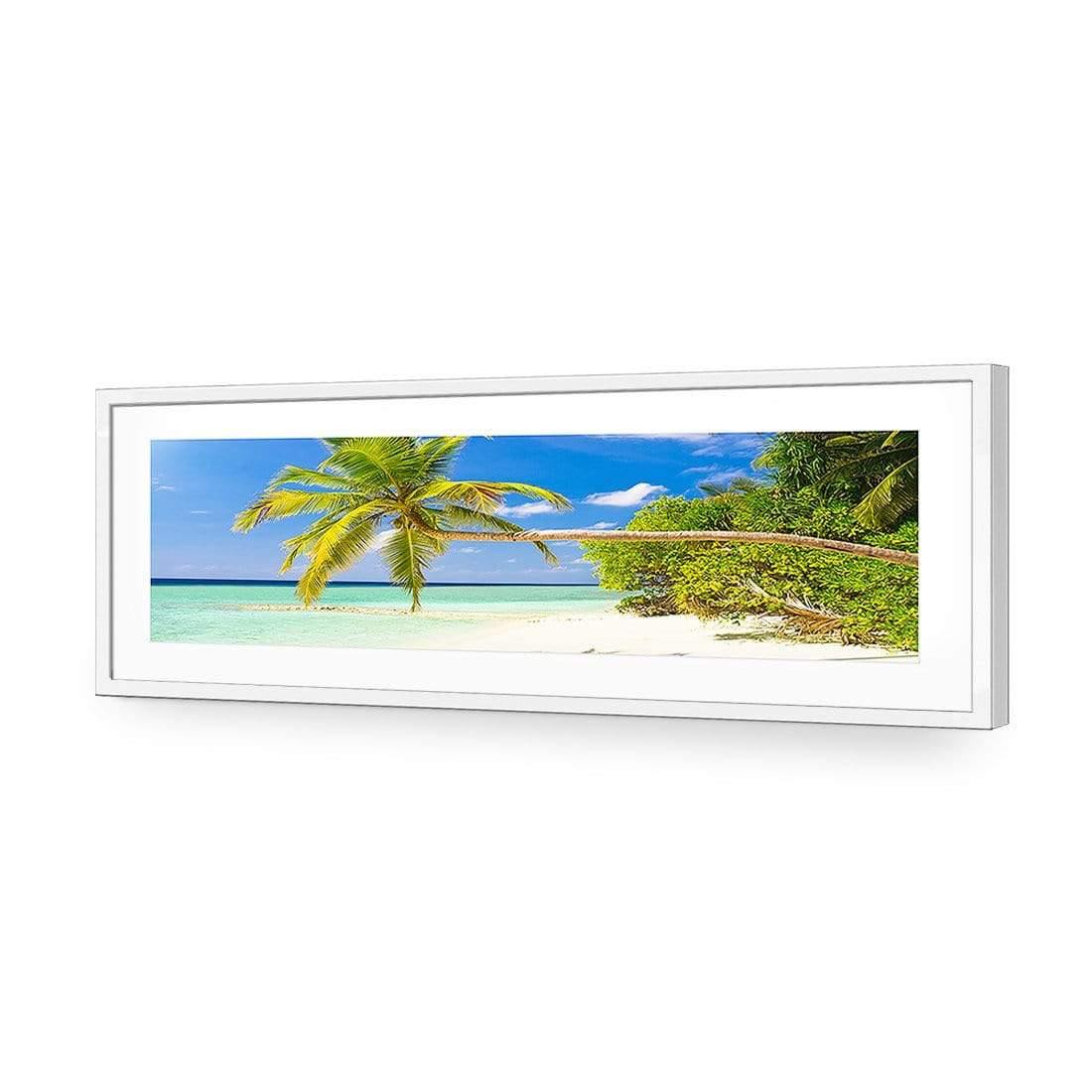 Bending Palm Tree (Long) - Wall Art Designs - 424_AL_H WAD_AP - 030 - MAT_90x30_S - 2538 - WHT