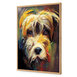 Best Friend | Classic Acrylic | Flat Frame No Border | Oak