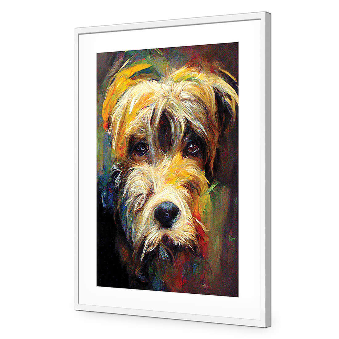 Best Friend | Classic Acrylic | Flat Frame With Border | White