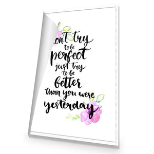 Better Than Yesterday, Tropical | Standard Canvas | No Frame | Rolled Canvas