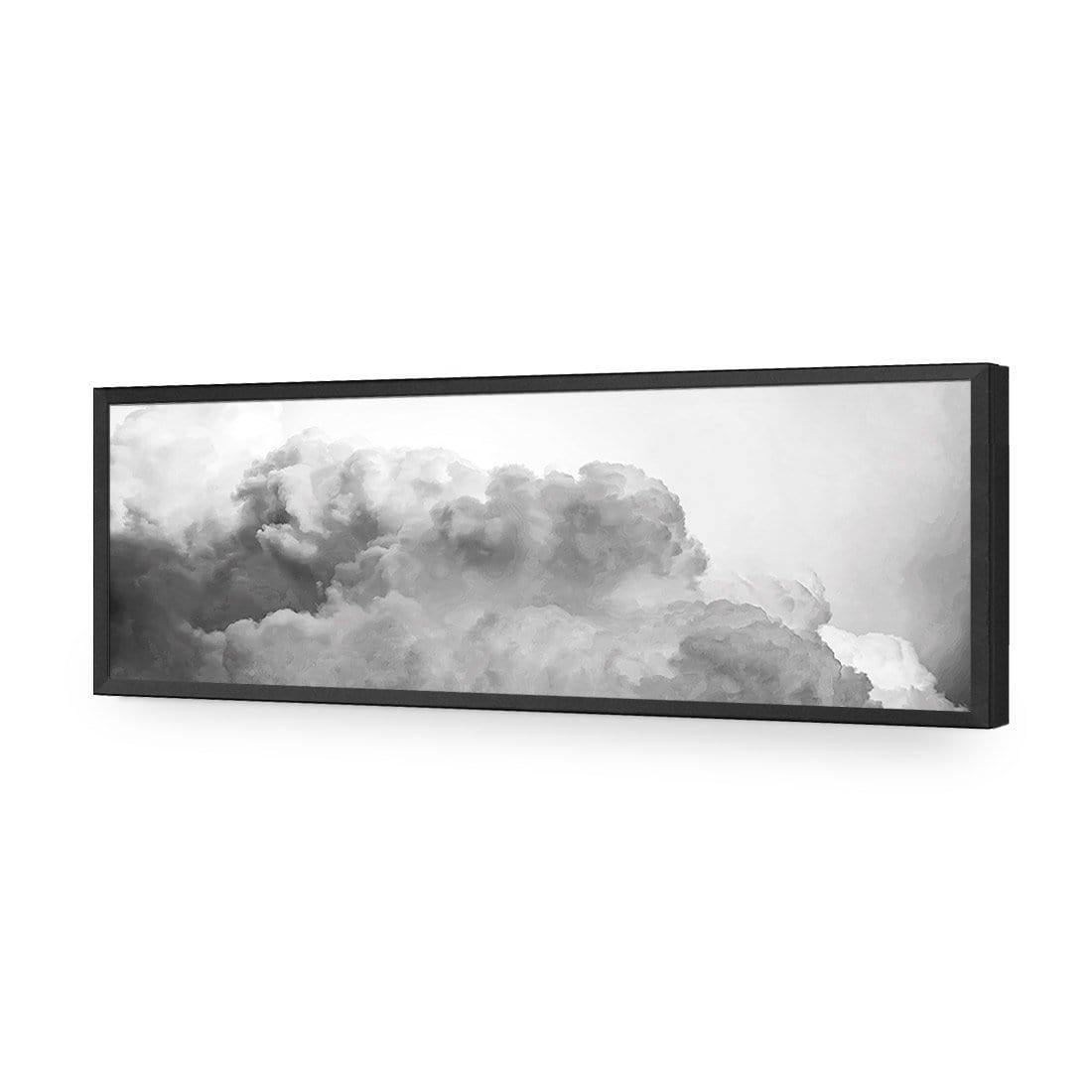 Billowing, Black and White (Long) - Wall Art Designs - 3030_BL_H WAD_AP - 030 - EDG_90x30_S - 2538 - BLK