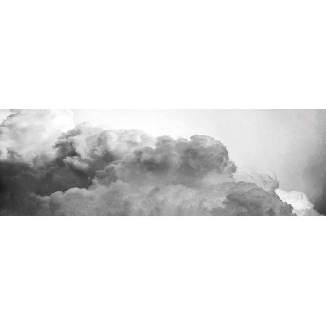 Billowing, Black and White (Long) - Wall Art Designs - 3030_BL_H WAD_CP - MPY - 260 - M - S - S_60x20_NONE