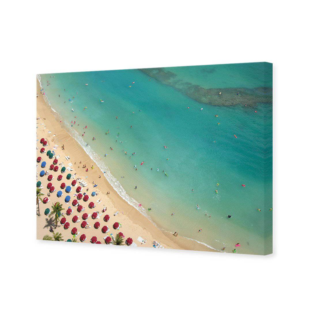 Birds Eye Beach Canvas Art - Wall Art Designs - 2479_AR_H WAD_CP - MPY - 260 - M - S - S_45x30_NONE