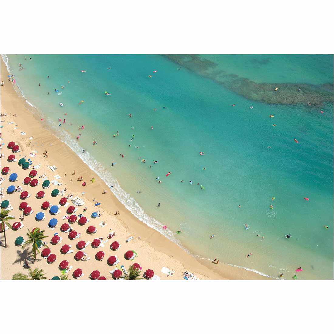 Birds Eye Beach Canvas Art - Wall Art Designs - 2479_AR_H WAD_CP - MPY - 260 - M - S - S_45x30_NONE