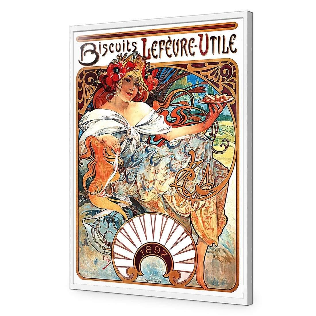 Biscuits, Lefevre Utile By Alphonse Mucha - Wall Art Designs - 954_AR_V WAD_AP - 030 - EDG_45x30_S - 2538 - WHT