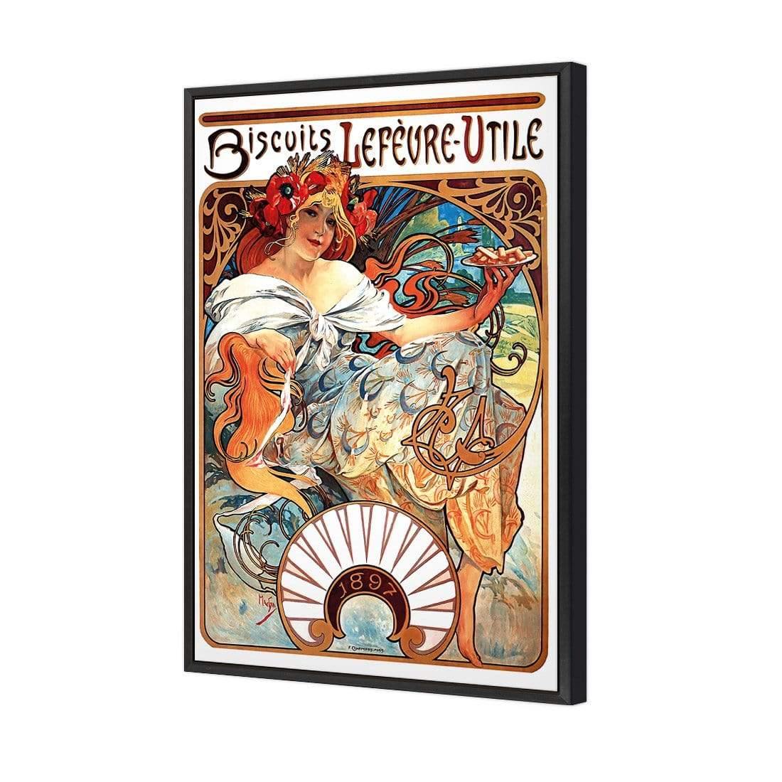 Biscuits, Lefevre Utile By Alphonse Mucha - Wall Art Designs - 954_AR_V WAD_CP - MPY - 260 - BFFFFFF - S - S_45x30_S - 1550 - BLK