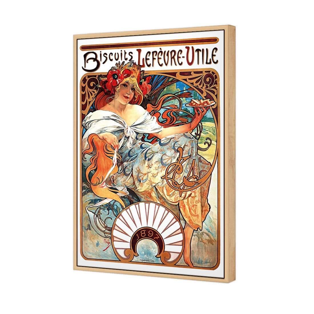 Biscuits, Lefevre Utile By Alphonse Mucha - Wall Art Designs - 954_AR_V WAD_CP - MPY - 260 - BFFFFFF - S - S_45x30_S - 1550 - OAK