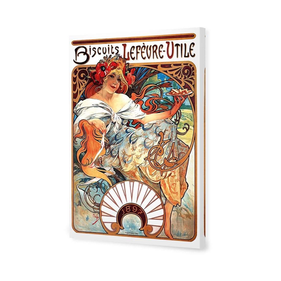 Biscuits, Lefevre Utile By Alphonse Mucha - Wall Art Designs - 954_AR_V WAD_CP - MPY - 260 - BFFFFFF - S - S_45x30_NONE