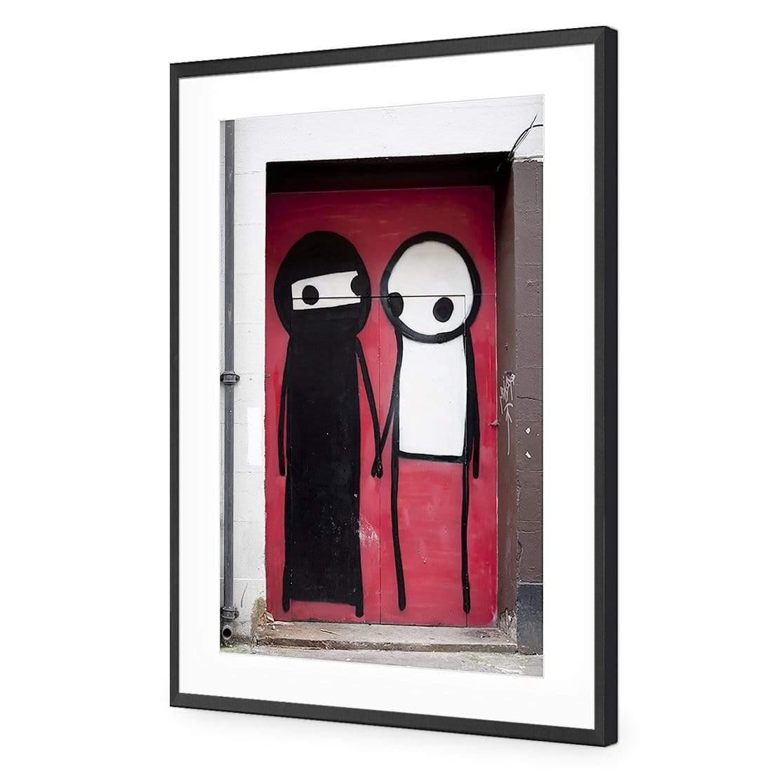 Black and White People - Wall Art Designs - 503_AR_V WAD_AP - 030 - MAT_45x30_S - 2538 - BLK