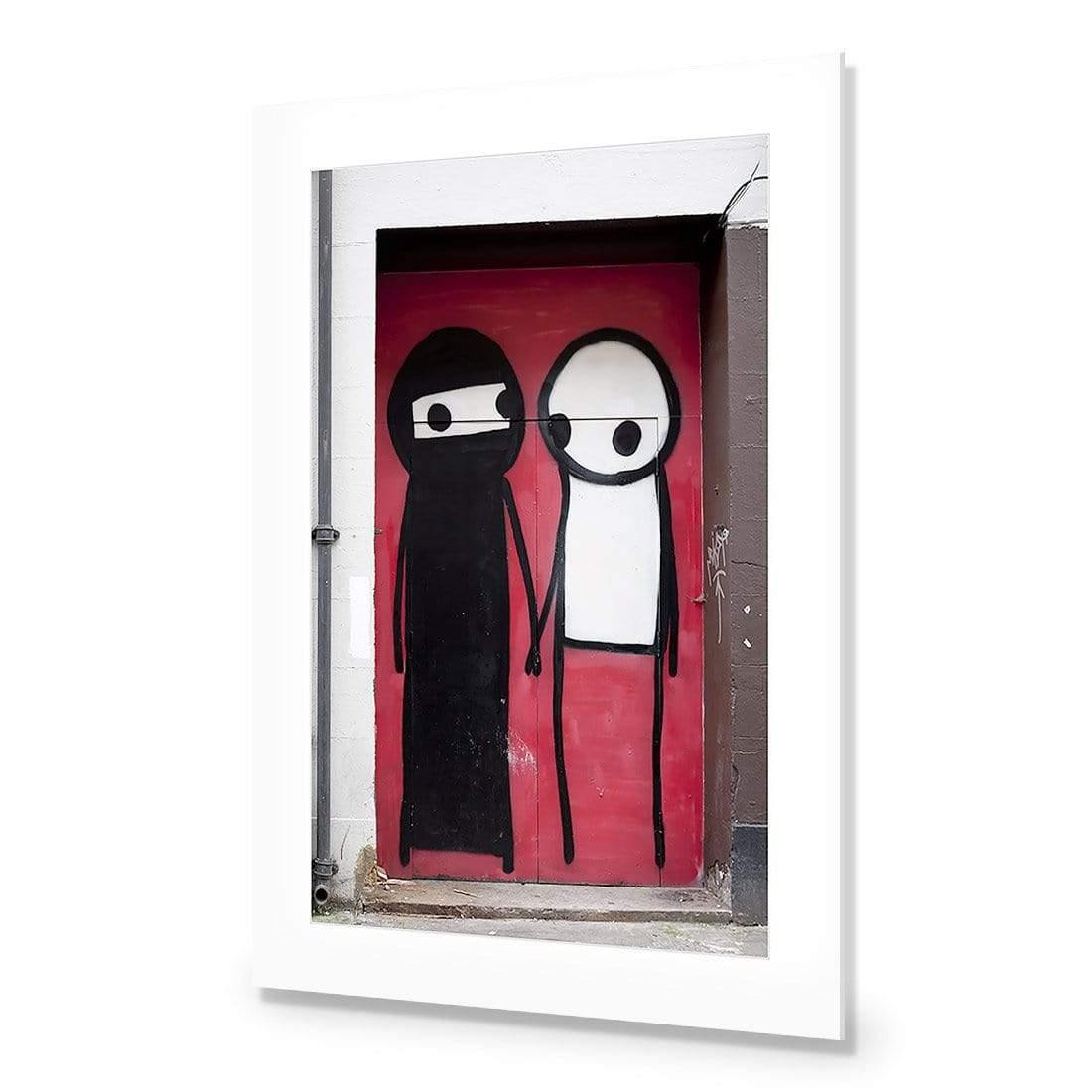 Black and White People - Wall Art Designs - 503_AR_V WAD_AP - 030 - MAT_45x30_NONE