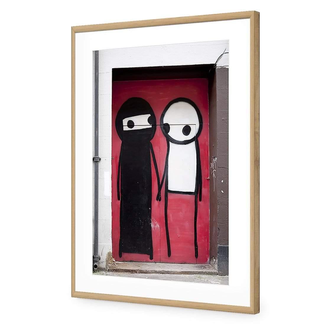 Black and White People - Wall Art Designs - 503_AR_V WAD_AP - 030 - MAT_45x30_S - 2538 - OAK