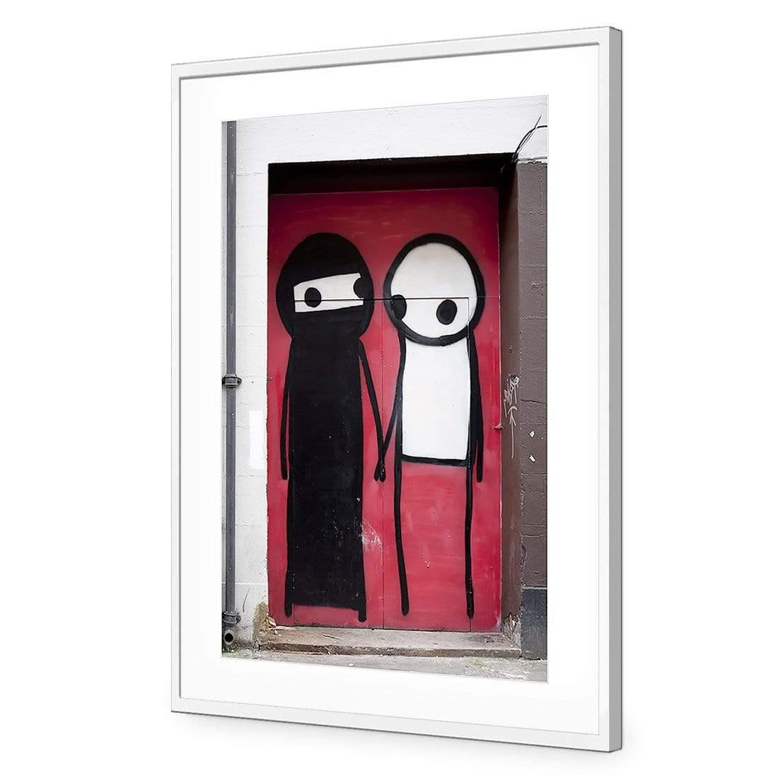 Black and White People - Wall Art Designs - 503_AR_V WAD_AP - 030 - MAT_45x30_S - 2538 - WHT