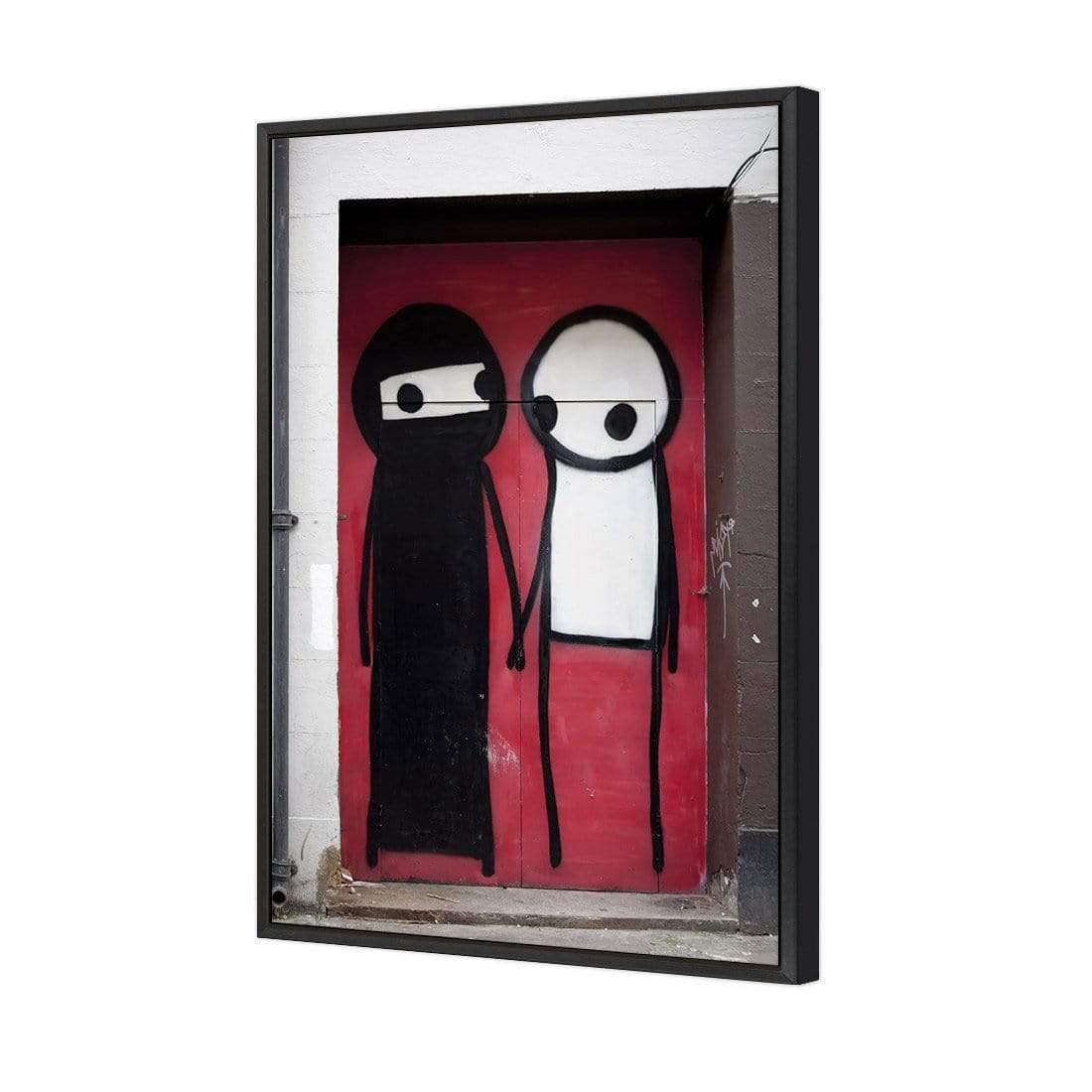 Black and White People - Wall Art Designs - 503_AR_V WAD_CP - MPY - 260 - M - S - S_45x30_S - 1550 - BLK