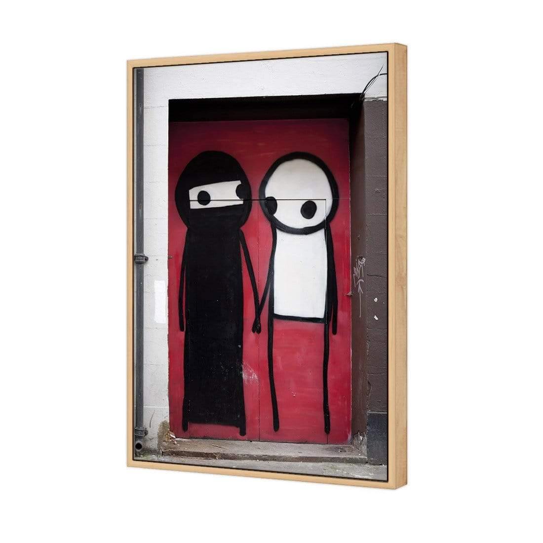 Black and White People - Wall Art Designs - 503_AR_V WAD_CP - MPY - 260 - M - S - S_45x30_S - 1550 - OAK