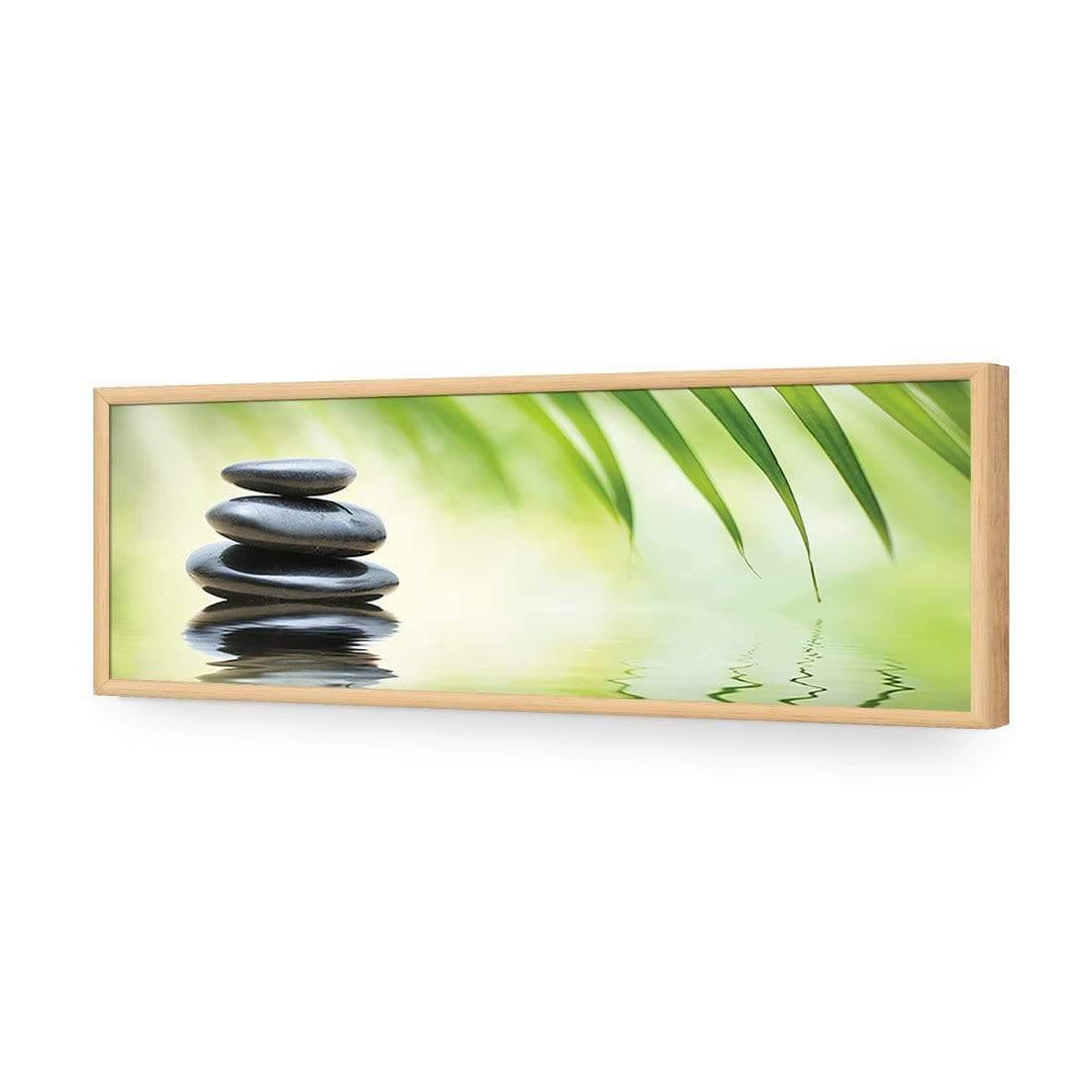 Black Stone Reflection (Long) - Wall Art Designs - 1163_AL_H WAD_AP - 030 - EDG_90x30_S - 2538 - OAK