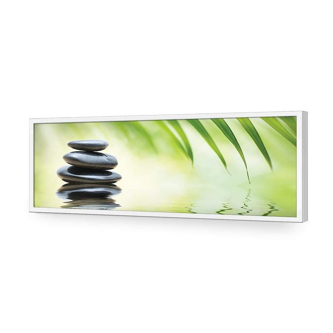 Black Stone Reflection (Long) - Wall Art Designs - 1163_AL_H WAD_AP - 030 - EDG_90x30_S - 2538 - WHT