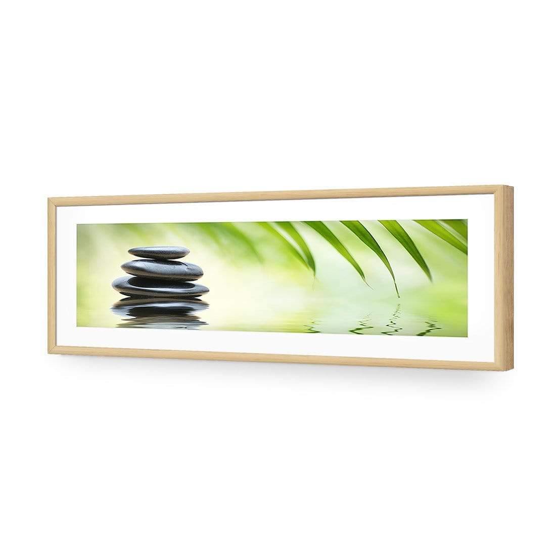 Black Stone Reflection (Long) - Wall Art Designs - 1163_AL_H WAD_AP - 030 - MAT_90x30_S - 2538 - OAK