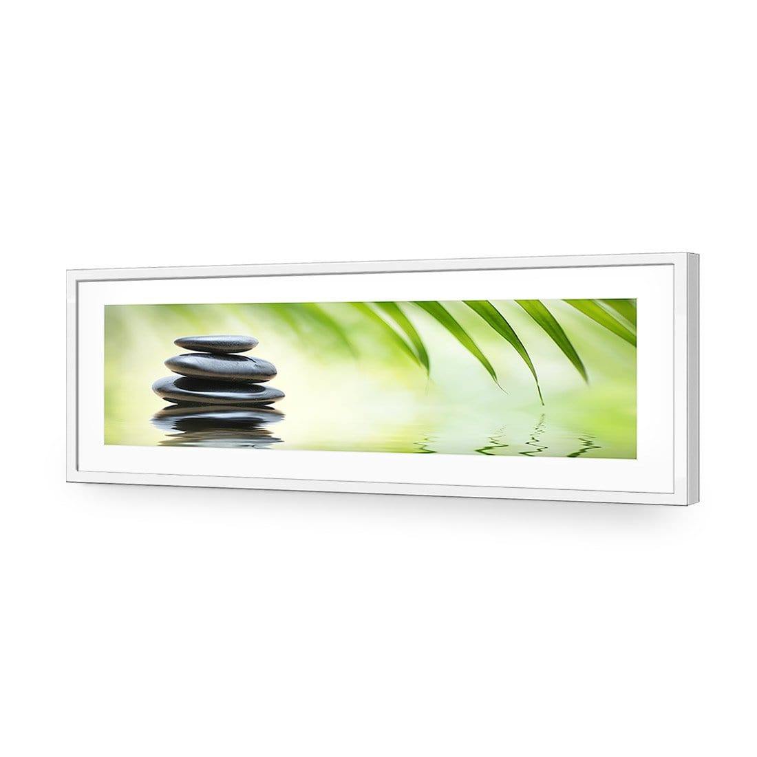 Black Stone Reflection (Long) - Wall Art Designs - 1163_AL_H WAD_AP - 030 - MAT_90x30_S - 2538 - WHT