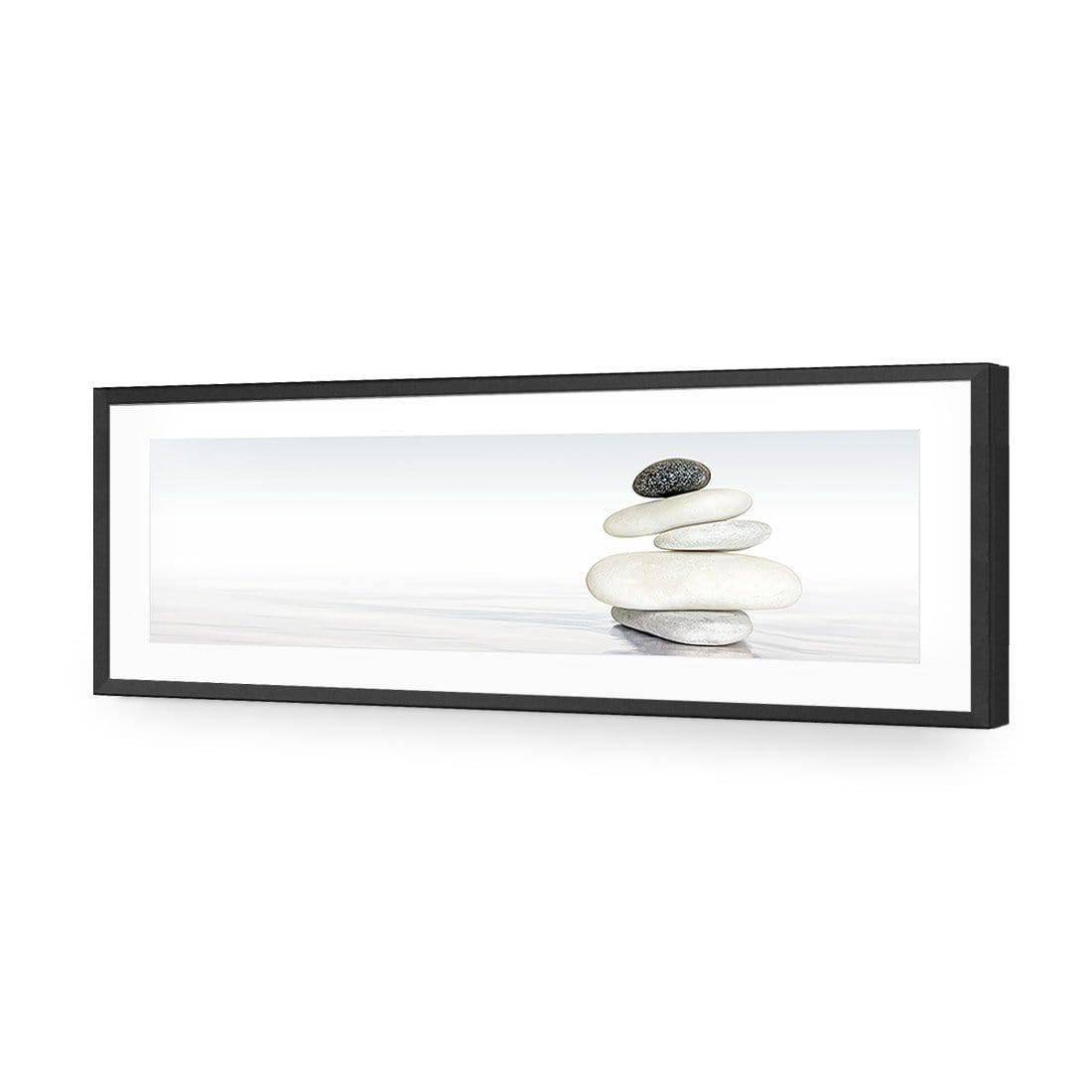 Black & White Zen (Long) - Wall Art Designs - 1239_AL_H WAD_AP - 030 - MAT_90x30_S - 2538 - BLK