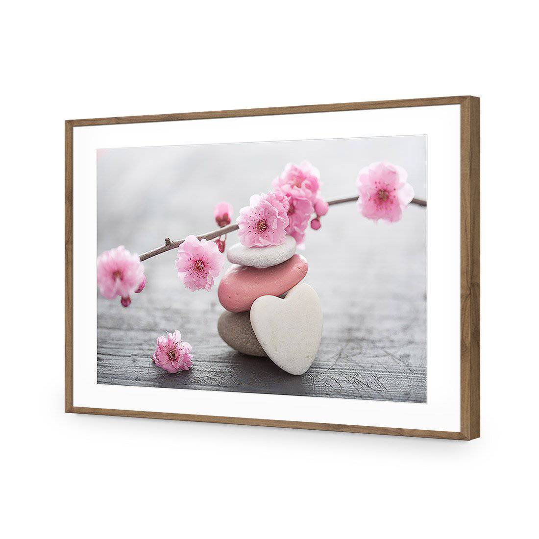 Blossom Stones Acrylic Glass Art - Wall Art Designs - 3348_AR_H WAD_AP - 030 - MAT_45x30_S - 2538 - NAT