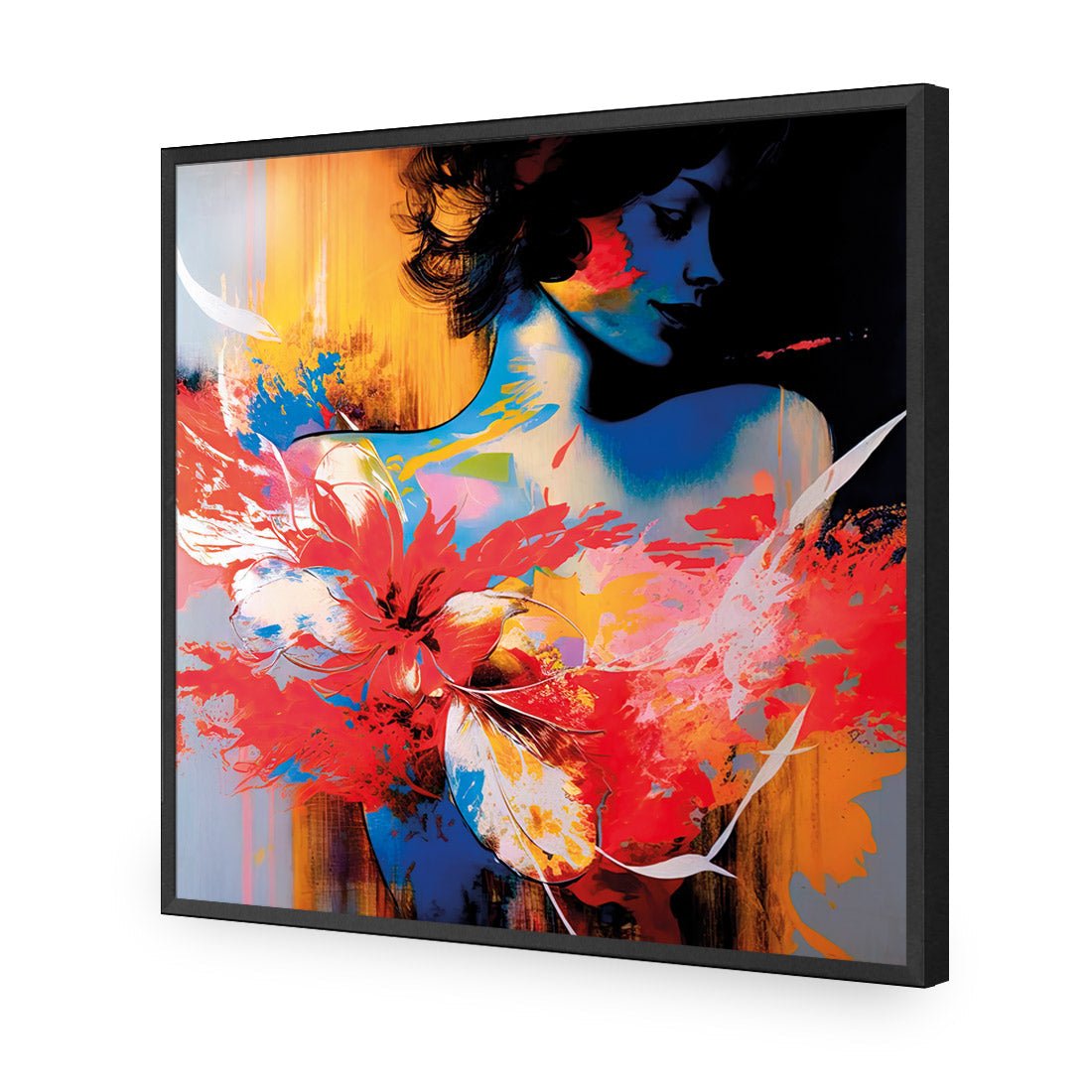 Blossoming - Wall Art Designs - WB_100663_AS_Q CAF_AP - 030 - EDG_37x37_S - 2538 - BLK