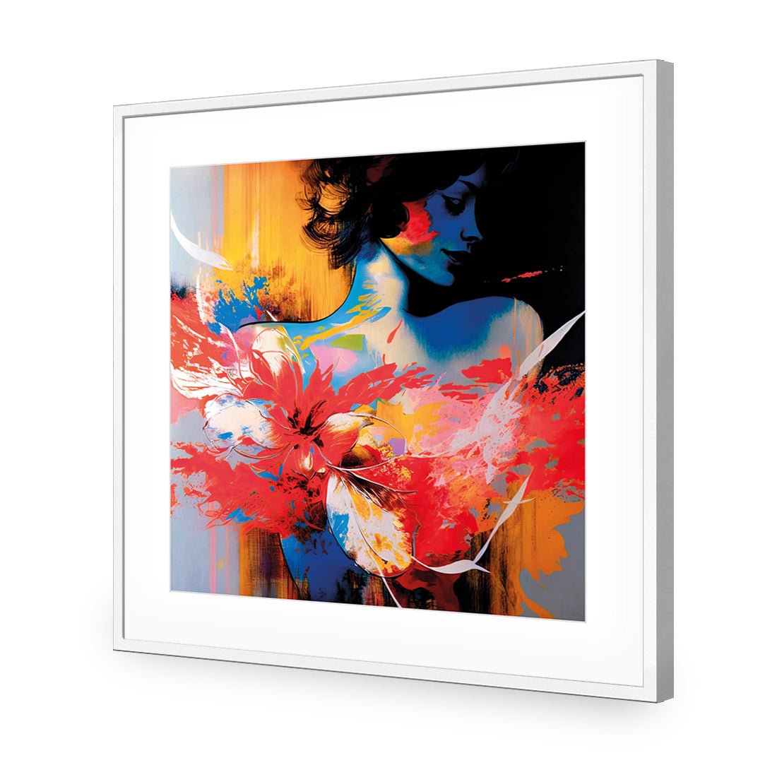 Blossoming - Wall Art Designs - WB_100663_AS_Q CAF_AP - 030 - MAT_37x37_S - 2538 - WHT