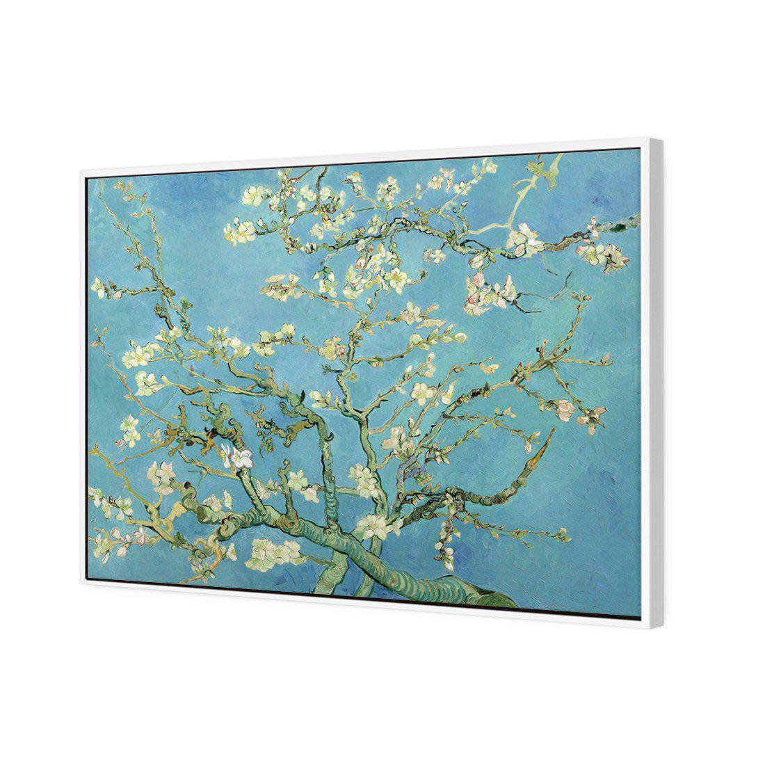 Blossoming Almond Tree by Van Gogh | Standard Canvas | Floating Frame | White