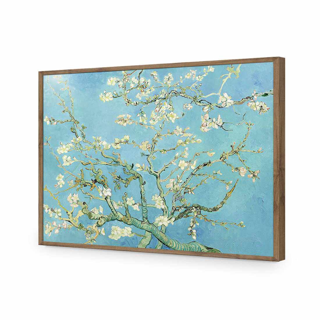 Blossoming Almond Tree by Van Gogh | Standard Acrylic | Flat Frame No Border | Natural