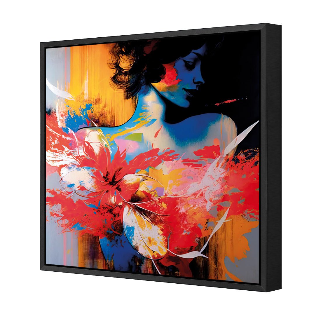 Blossoming - Wall Art Designs - WB_100663_AS_Q CAF_CP - MPY - 260 - M - S - S_37x37_S - 1550 - BLK