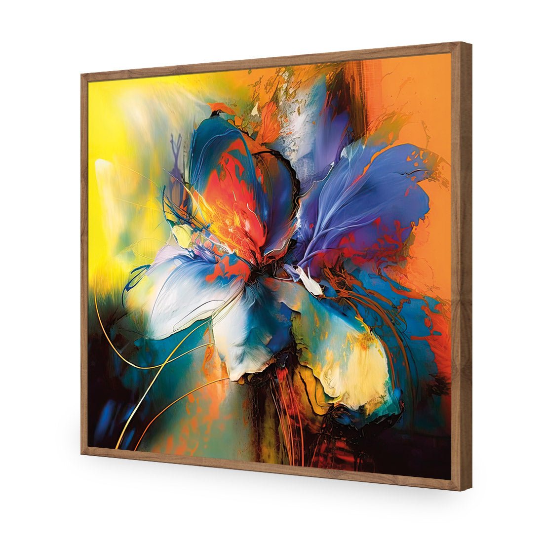 Blue Blossom I - Wall Art Designs - WB_100634_AS_Q CAF_AP - 030 - EDG_37x37_S - 2538 - NAT