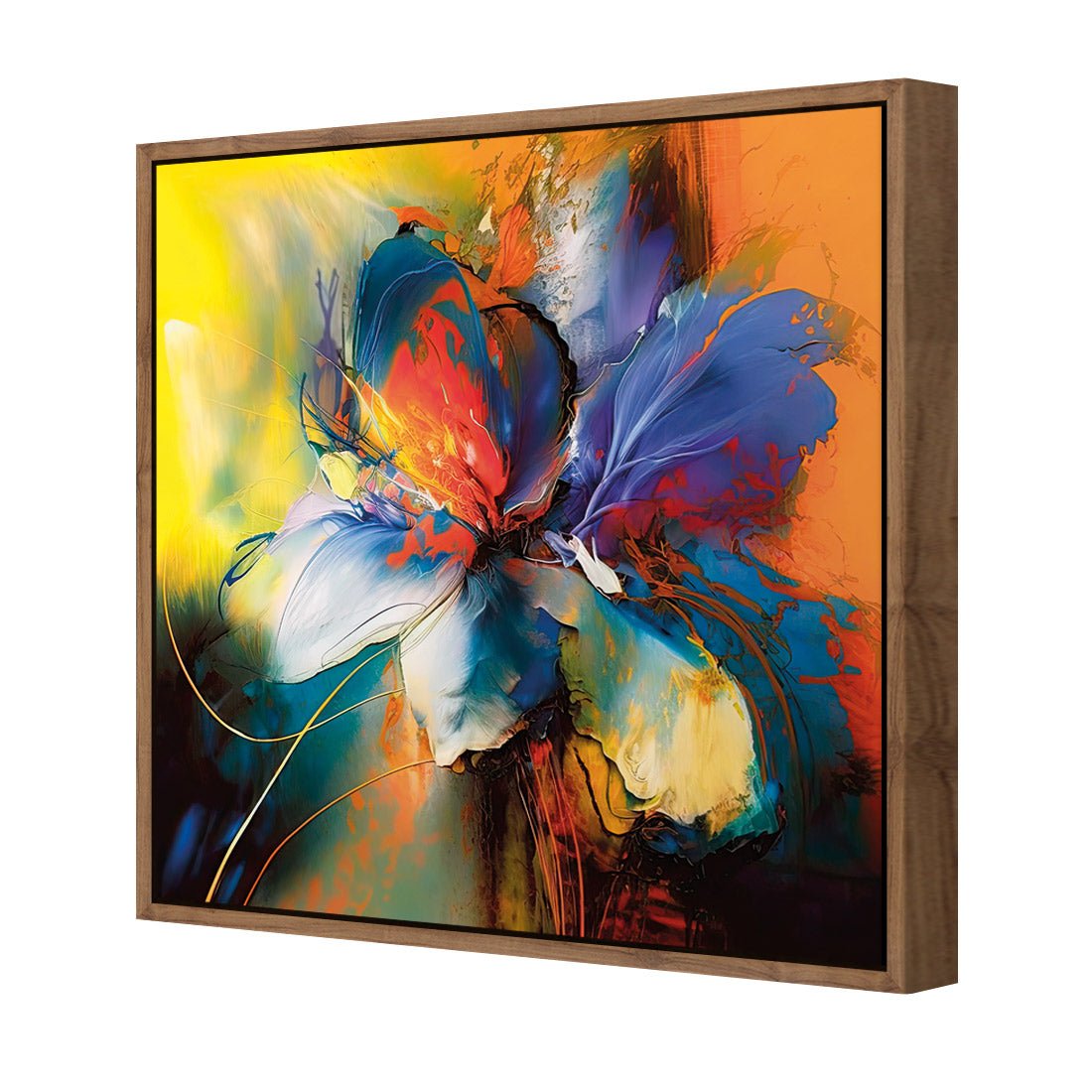 Blue Blossom I - Wall Art Designs - WB_100634_AS_Q CAF_CP - MPY - 260 - M - S - S_37x37_S - 1550 - NAT